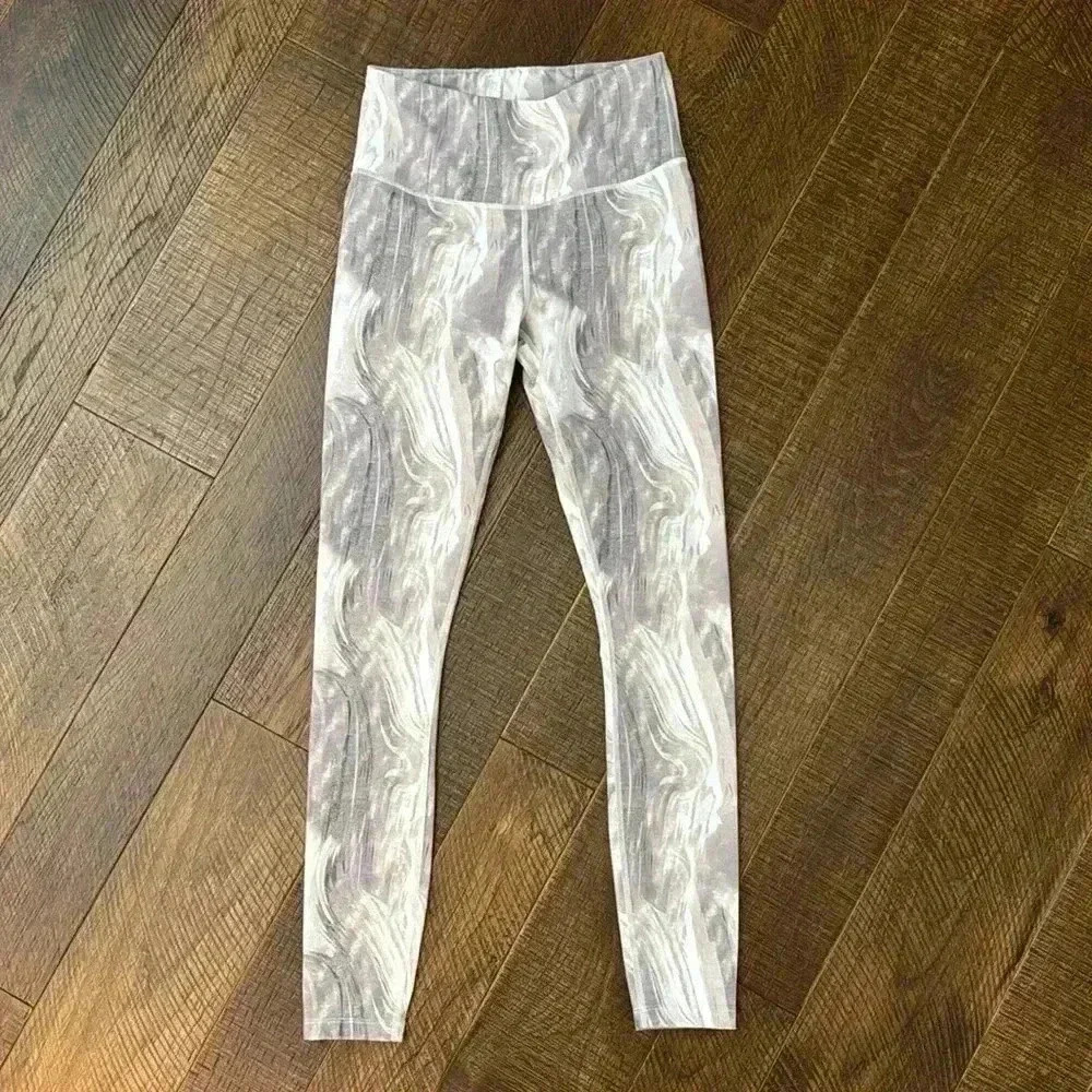 Varley High Rise Full Length Century Canvas Marble Leggings - Picture 2 of 9
